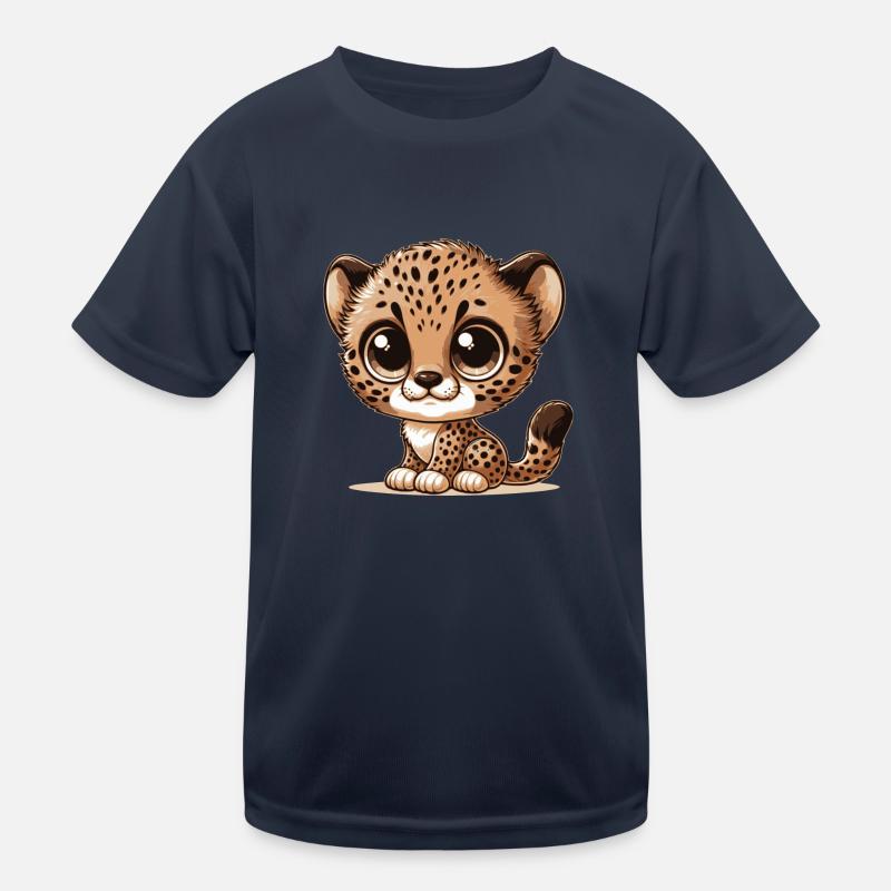 Bébé guépard T-shirt sport Enfant