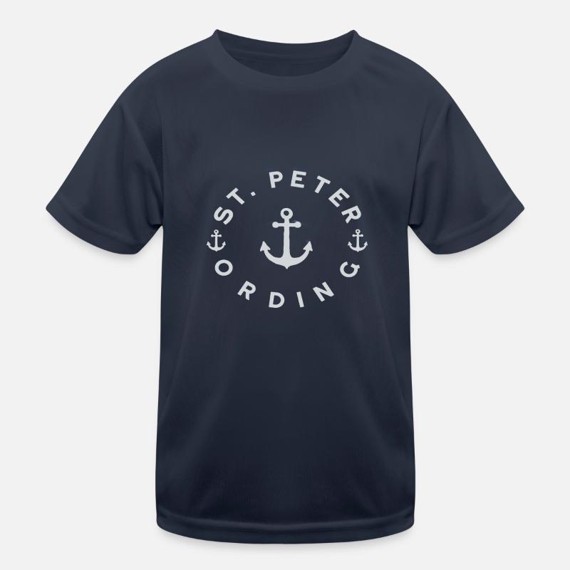 Moin Sankt Peter-Ording St. Peter Geschenk Kinder Funktions-T-Shirt