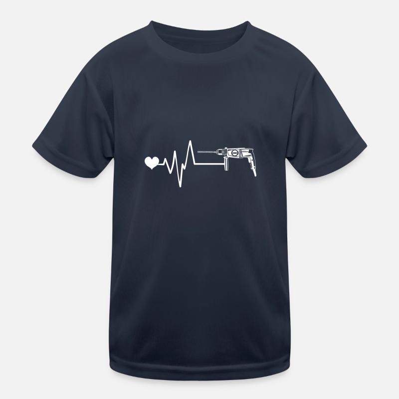 Drill pulse heartbeat Kids Functional T-Shirt