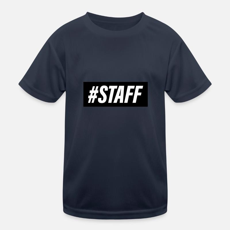 Staff Mitglied Kinder Funktions-T-Shirt