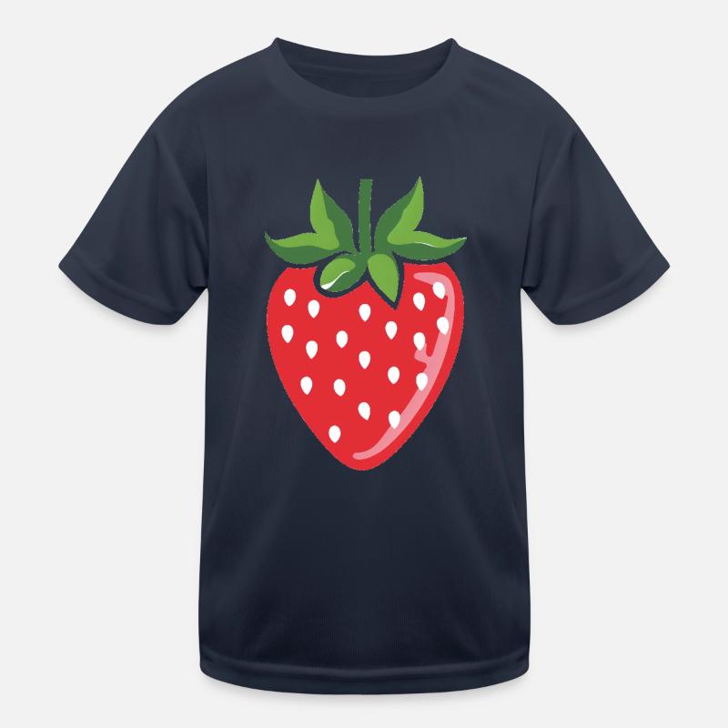 Erdbeere Kinder Funktions-T-Shirt