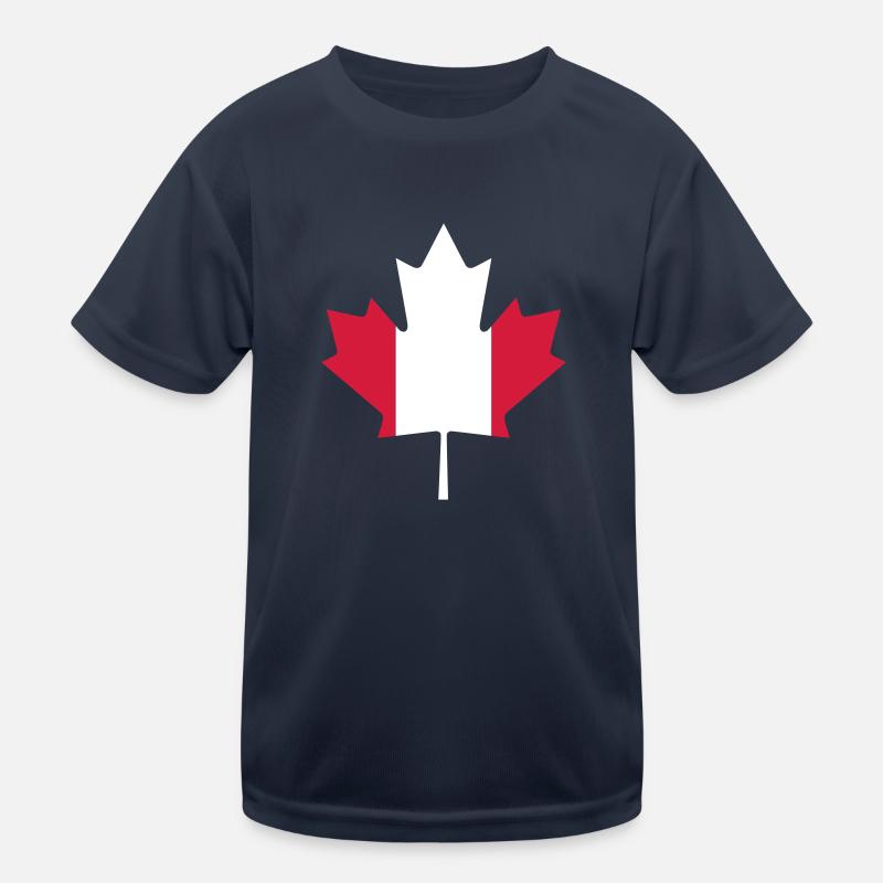 Canada flag Kids Functional T-Shirt