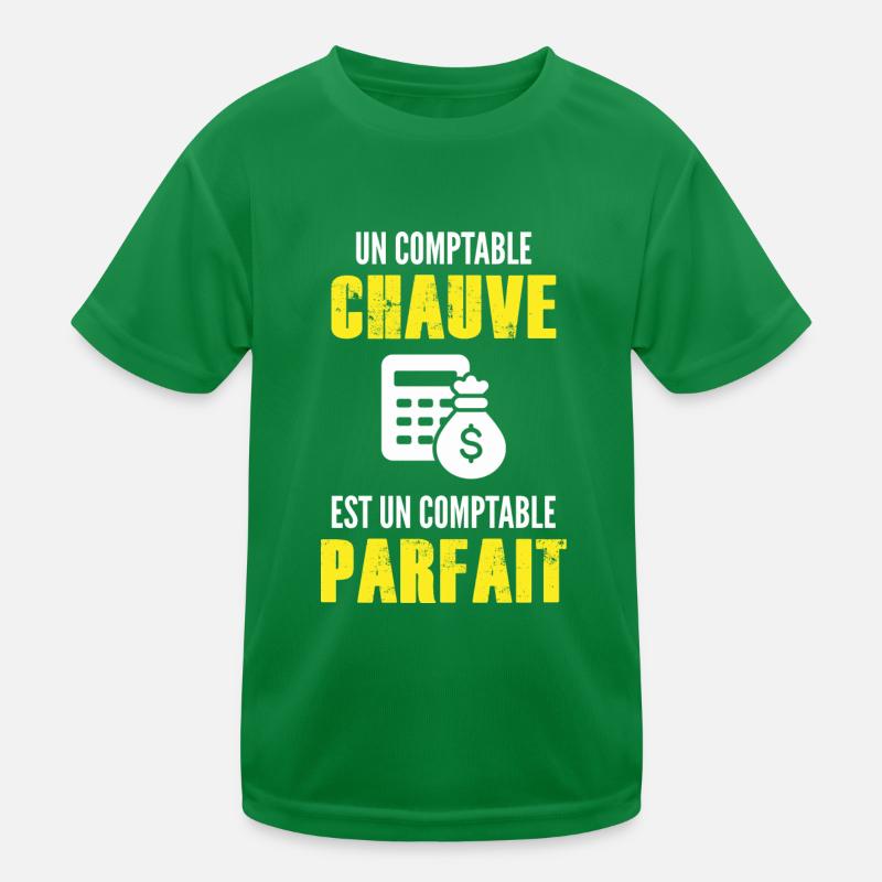 comptable chauve - comptable parfait T-shirt sport Enfant