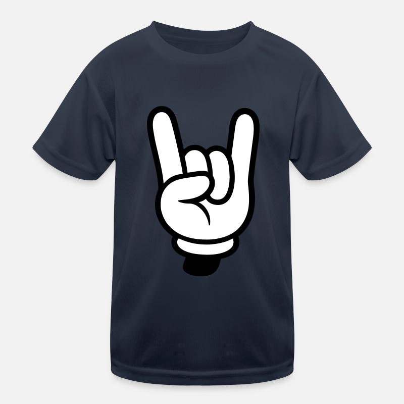 Party Hand Comic Kinder Funktions-T-Shirt