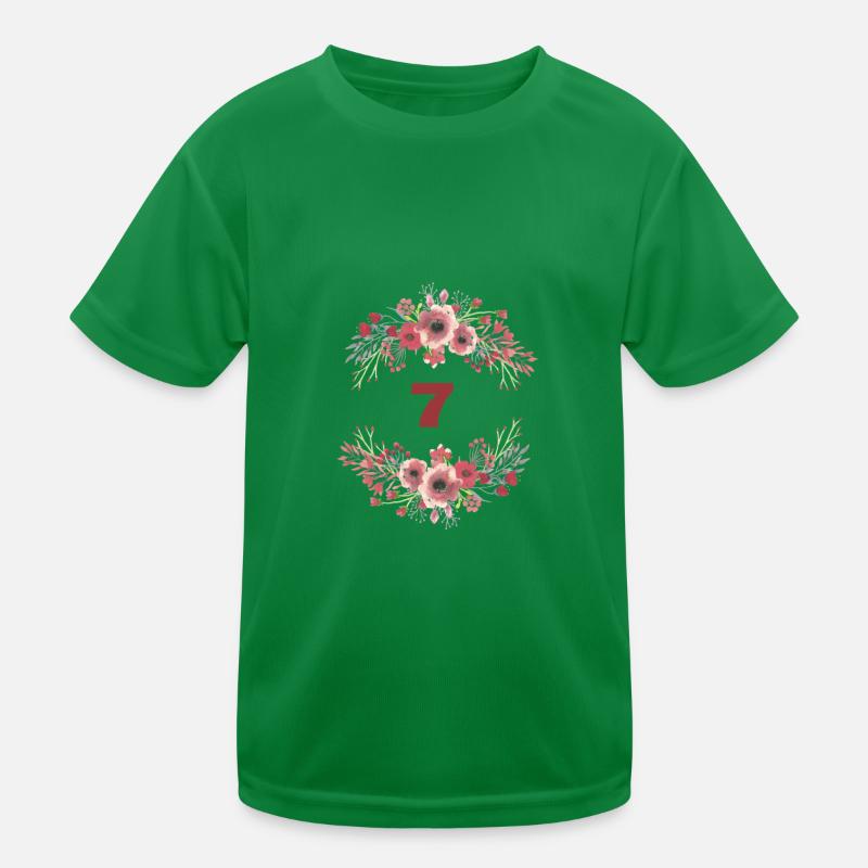 7. Geburtstag Kinder Funktions-T-Shirt