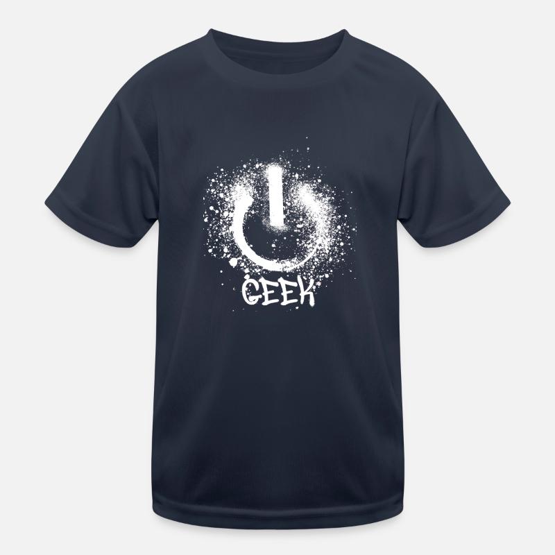 geek,symbol.graffiti,nerd,malerei Kinder Funktions-T-Shirt