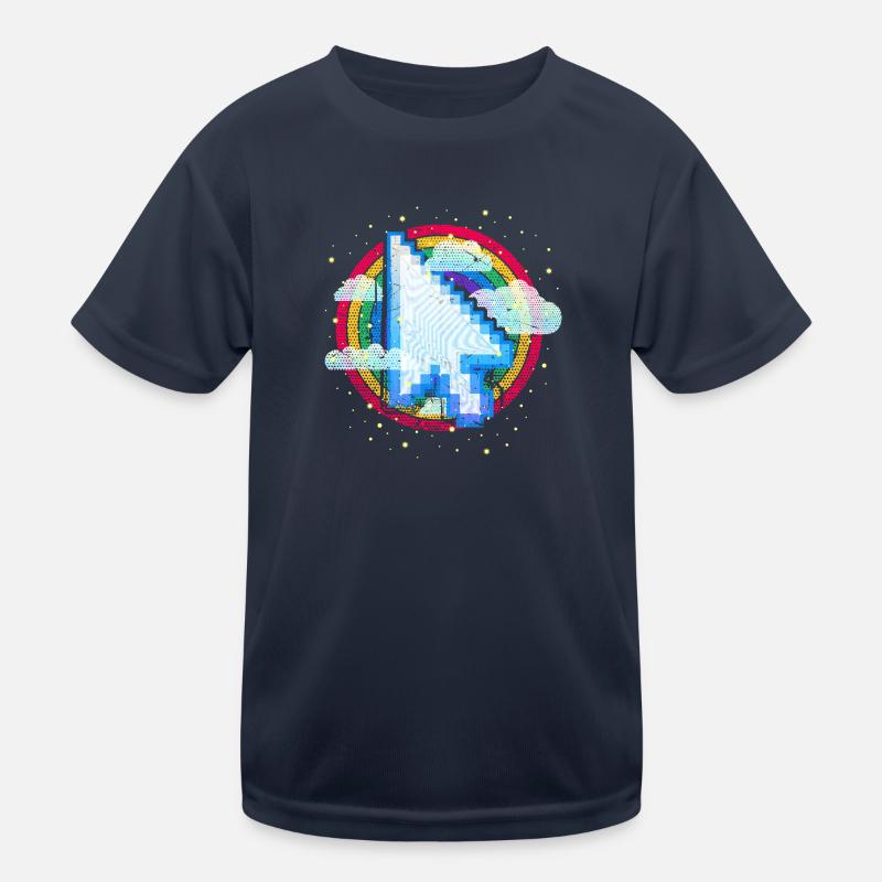 Cursor (Regenbogen) Kinder Funktions-T-Shirt