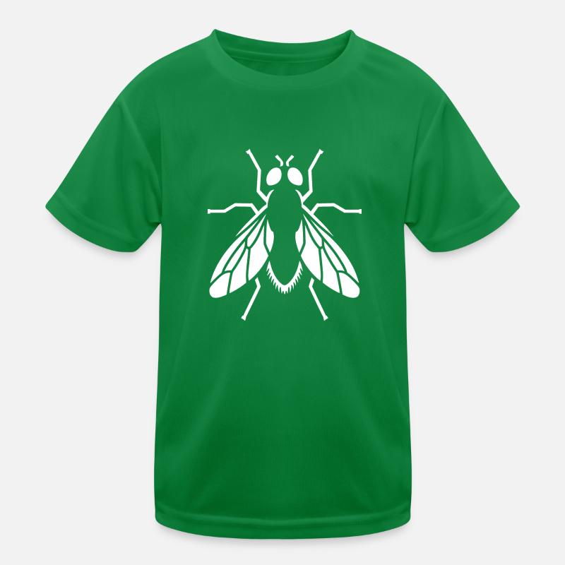 Fliege Insekt Silhouette Minimalistisch Einfach Kinder Funktions-T-Shirt