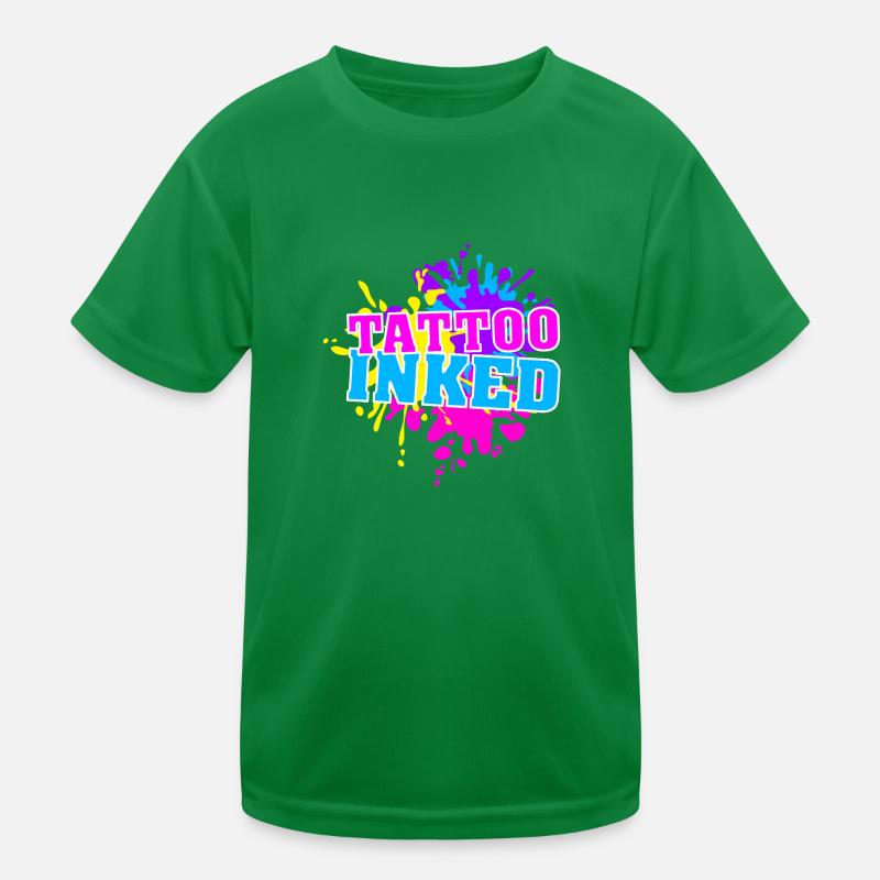 Tattoo Inked Splash Kinder Funktions-T-Shirt