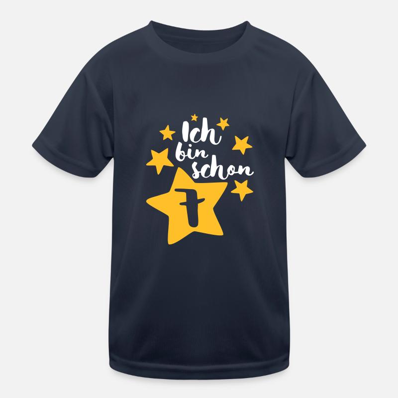 Ich bin schon Sieben! Kinder Funktions-T-Shirt