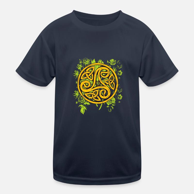 Triskele Celtic symbol Kids Functional T-Shirt