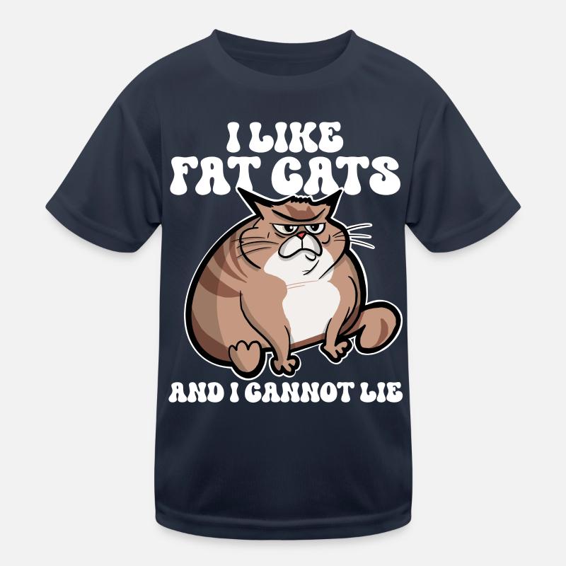 Gros chat T-shirt sport Enfant