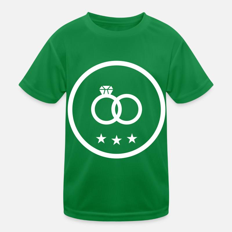 Eheringe Ring Hochzeit Kinder Funktions-T-Shirt