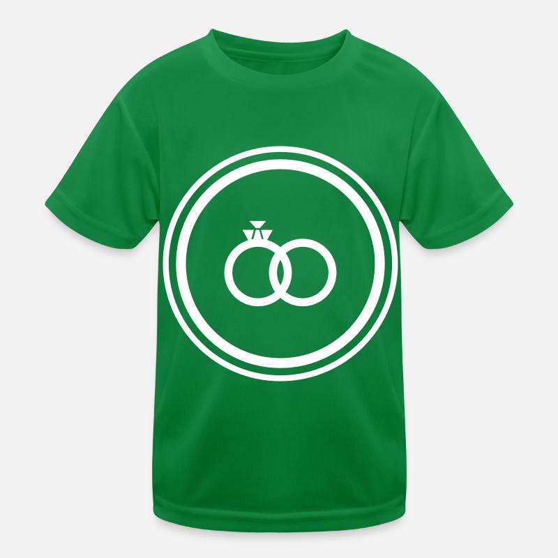 Eheringe Ring Hochzeit Kinder Funktions-T-Shirt