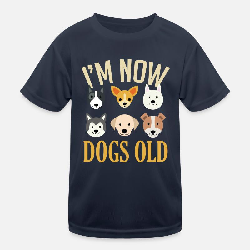 6.Geburtstag Hund Sechs Welpen Kinder Fun Geschenk Kinder Funktions-T-Shirt