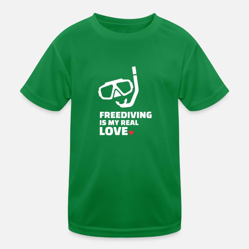 Freitauchen Kinder Funktions-T-Shirt