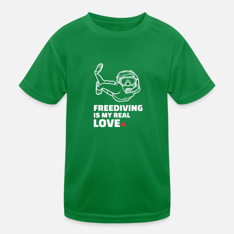 Freitauchen Kinder Funktions-T-Shirt