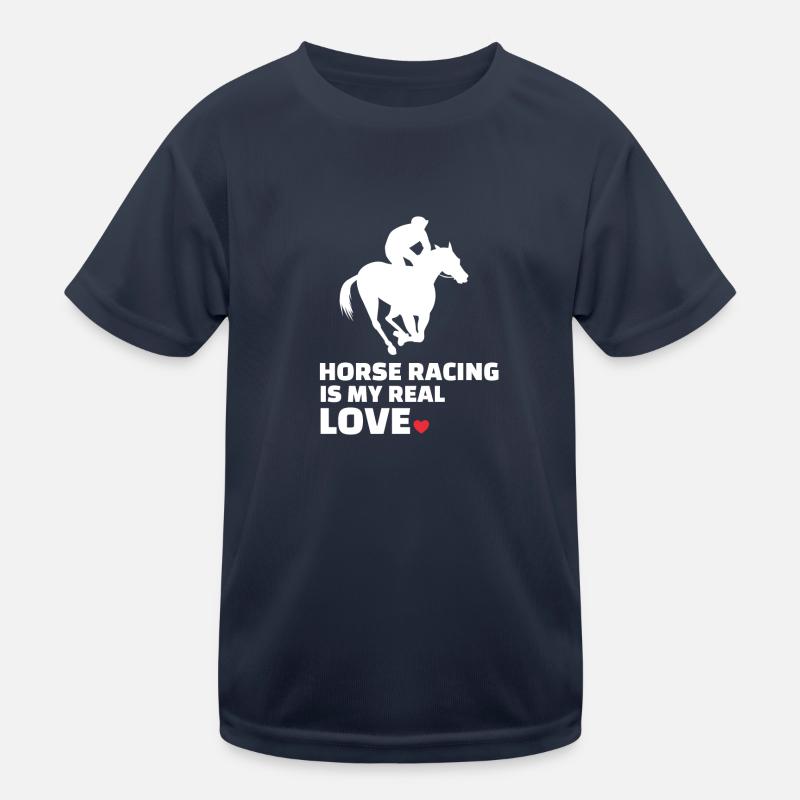J’adore les courses de chevaux T-shirt sport Enfant