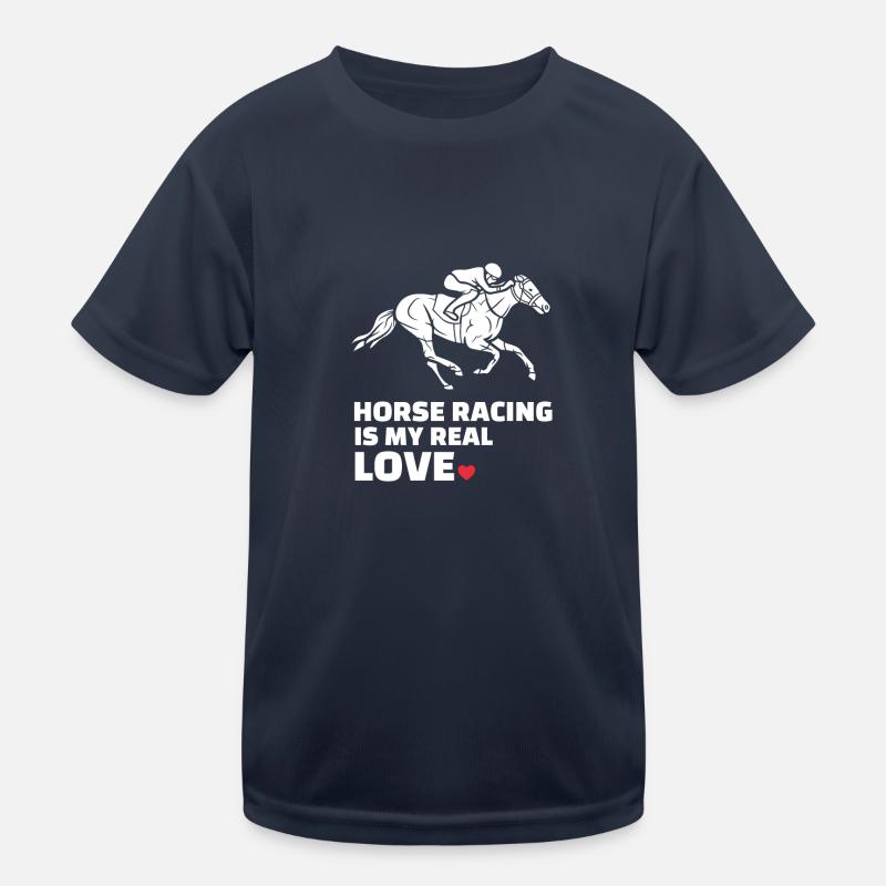 J’adore les courses de chevaux T-shirt sport Enfant