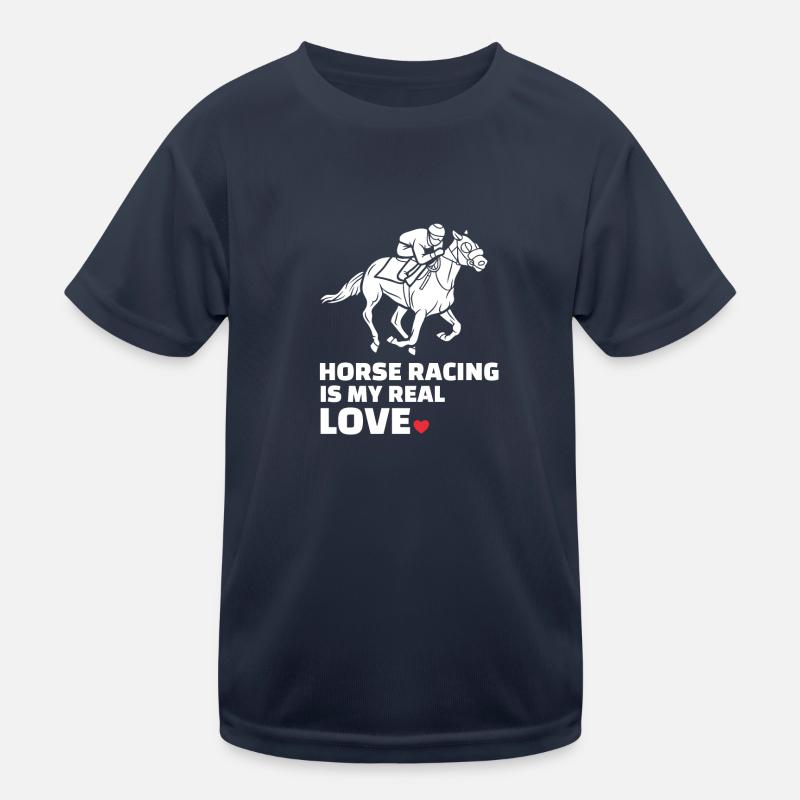 J’adore les courses de chevaux T-shirt sport Enfant