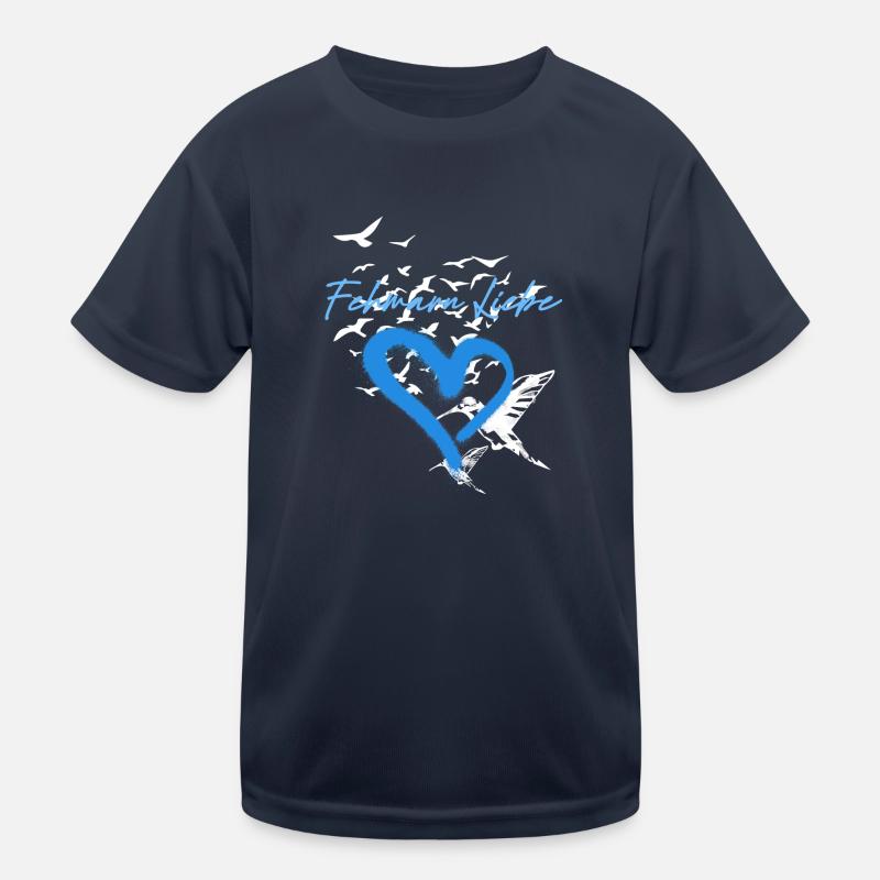 Fehmarn,möwen,anker,vogelschwarm Kinder Funktions-T-Shirt
