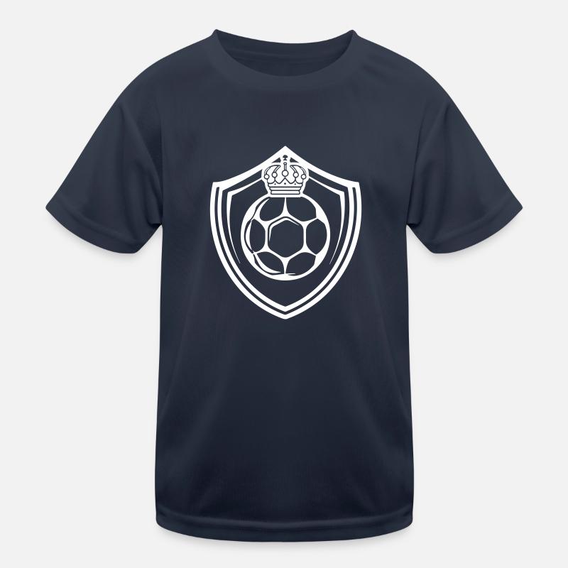 Soccer Logo Shield Team Kids Functional T-Shirt