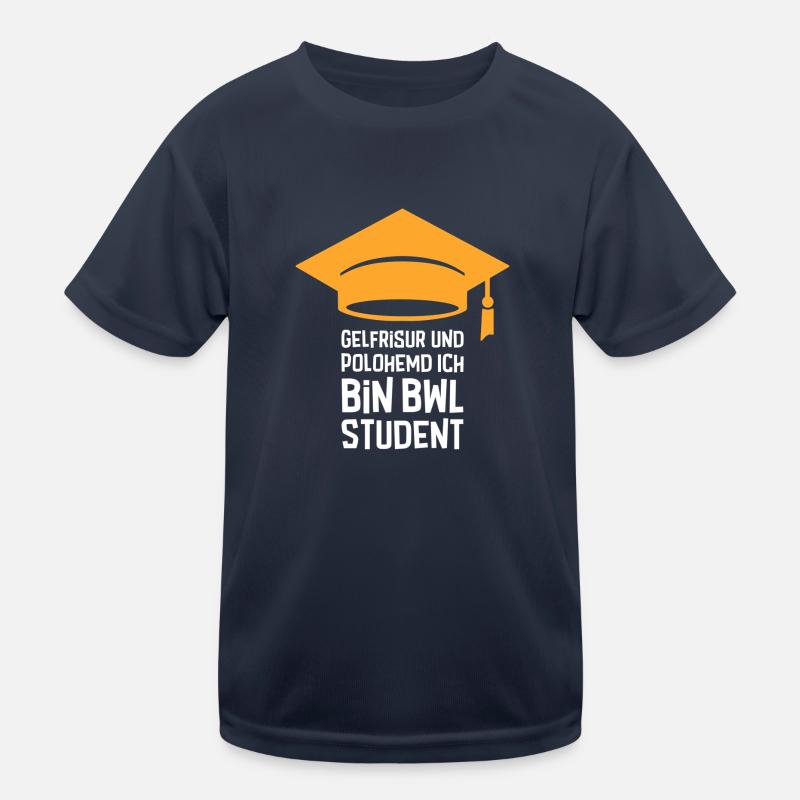 BWL Student Abschluss Bachelor Geschenk Kinder Funktions-T-Shirt