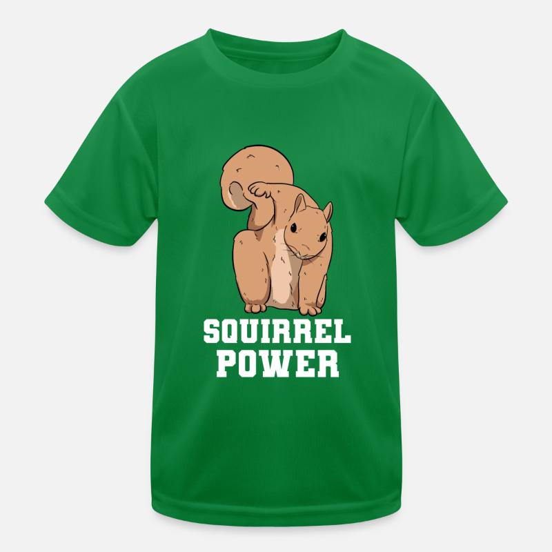 Squirrel Power Eichhörnchen T-shirt sport Enfant