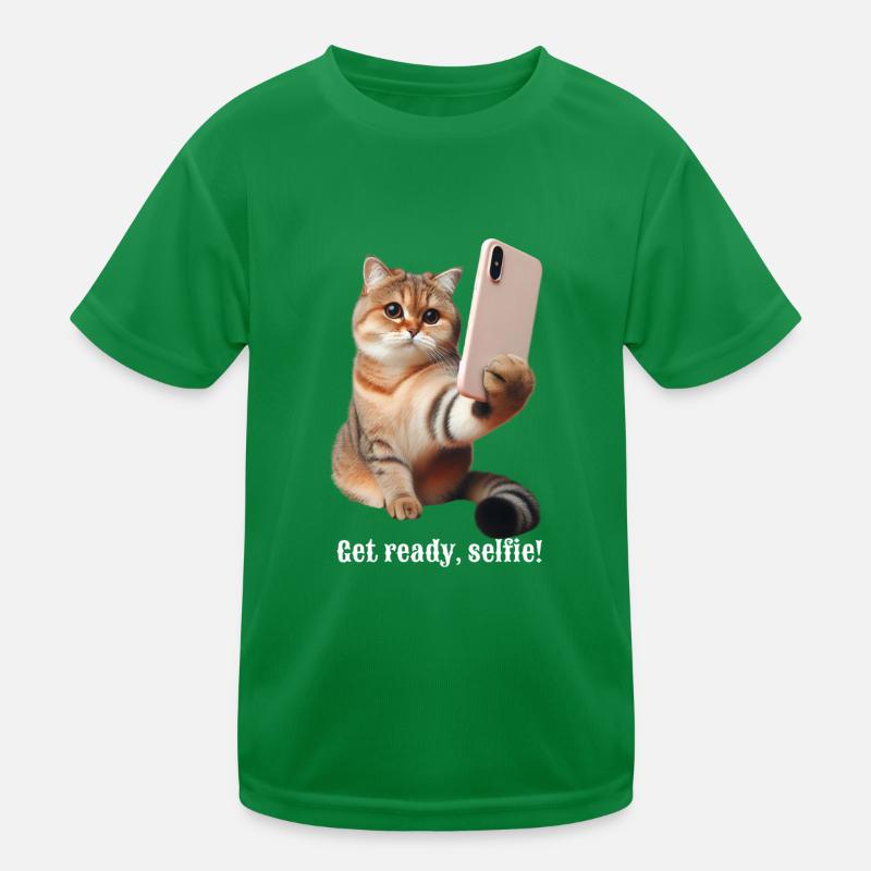 Get ready, selfie-9 Kids Functional T-Shirt