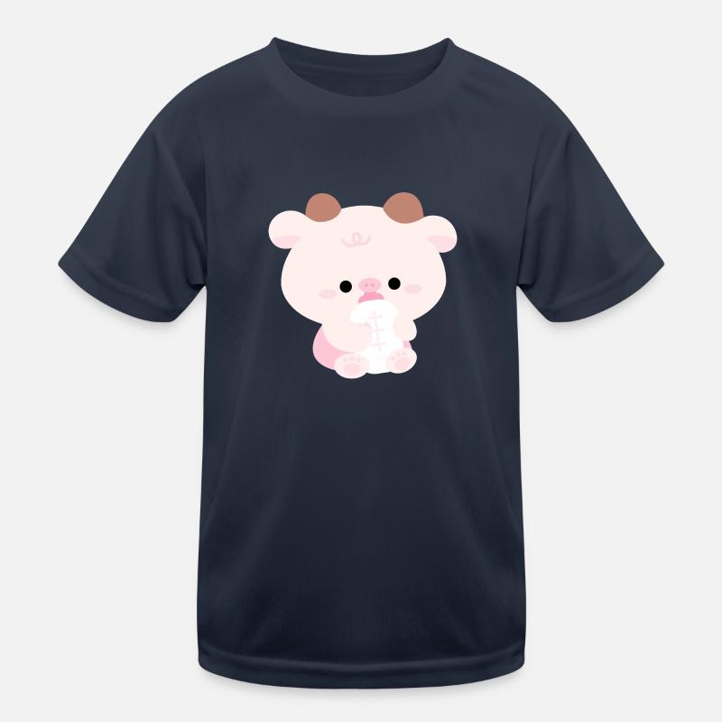 Kuh Kleinkind Kinder Funktions-T-Shirt