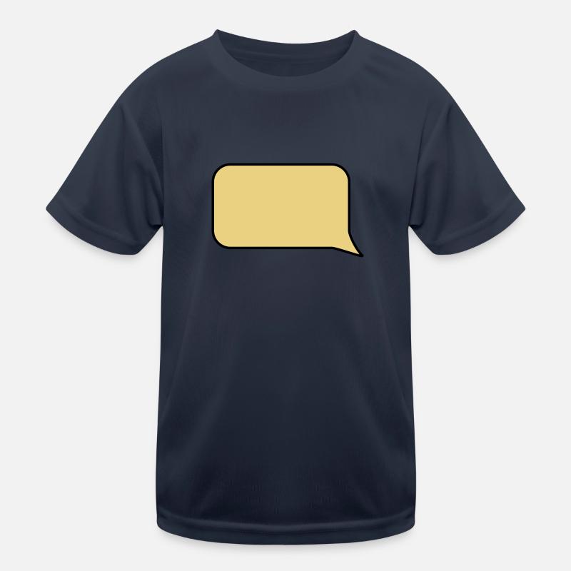Sprechblase // Comic // Spruch machen // Aussage Kinder Funktions-T-Shirt