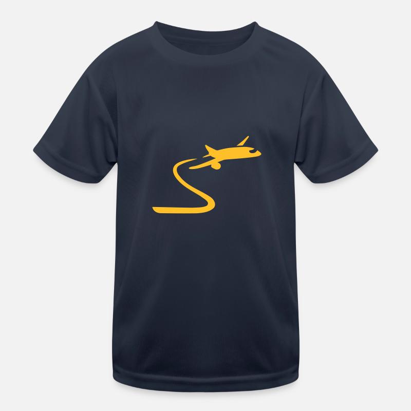 Plane Kids Functional T-Shirt