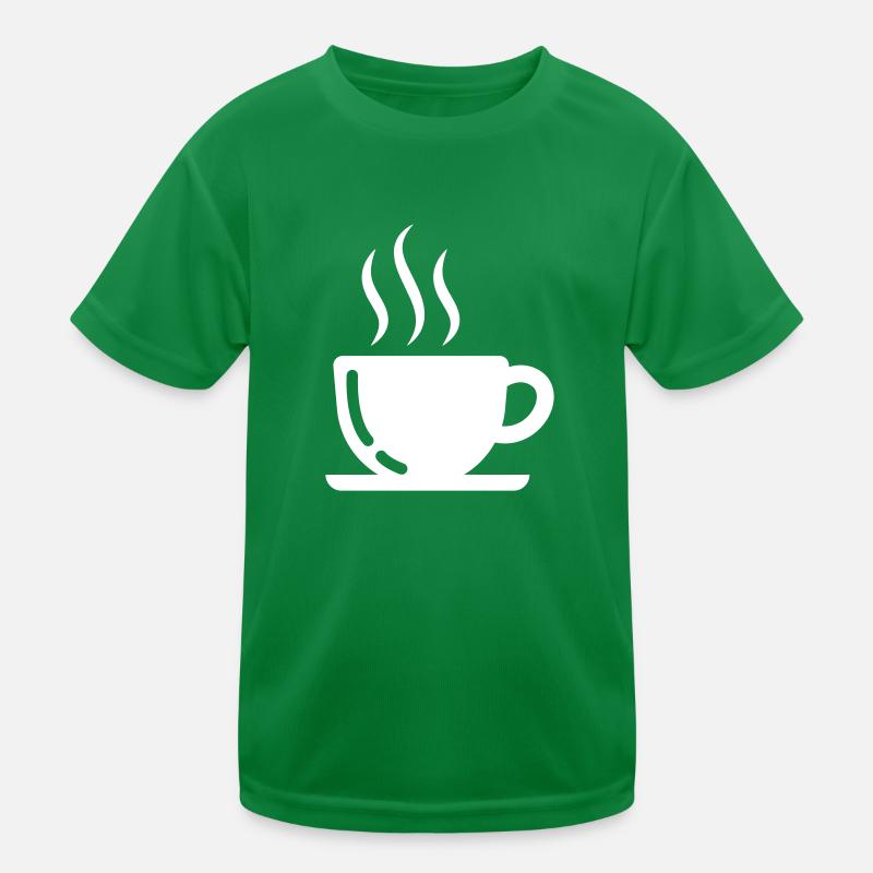 Kaffeetasse Kinder Funktions-T-Shirt