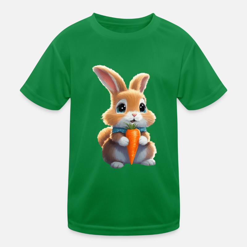 Fluffy bunny Kids Functional T-Shirt