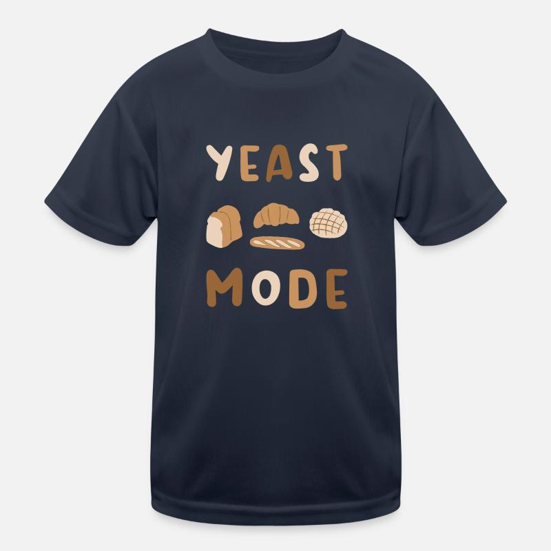 Bread Baking Bakery Sourdough Yeast Mode Kids Functional T-Shirt