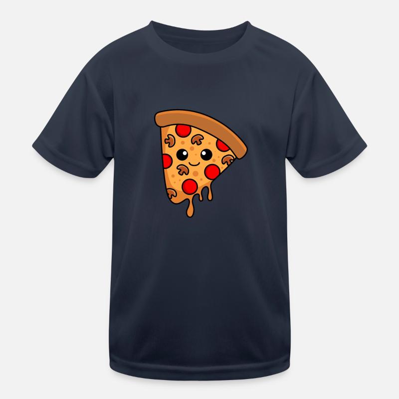 Pizza Comic Kinder Funktions-T-Shirt