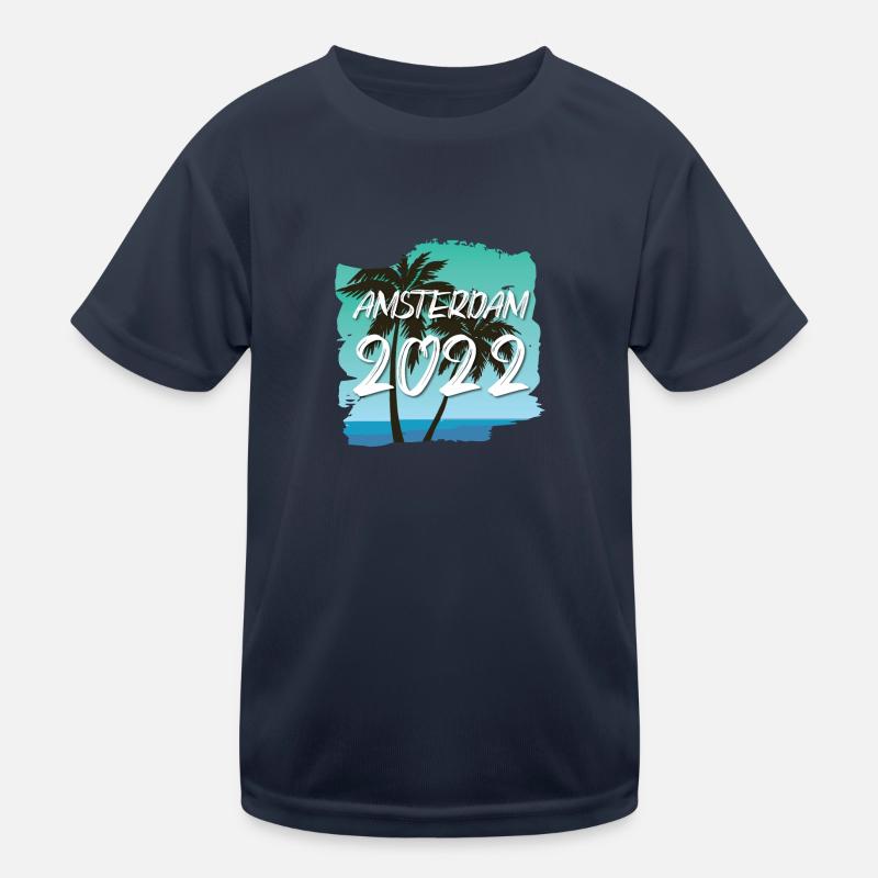 Amsterdam 2022 Kinder Funktions-T-Shirt
