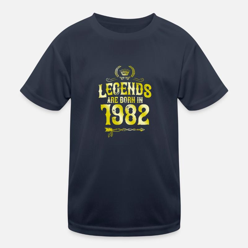 1982 légendes nées en T-shirt sport Enfant