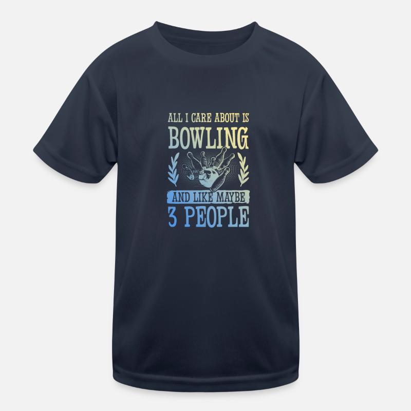 Bowling lustiger spruch Kinder Funktions-T-Shirt