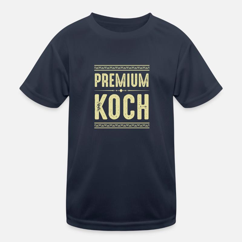 Premium Koch Kinder Funktions-T-Shirt