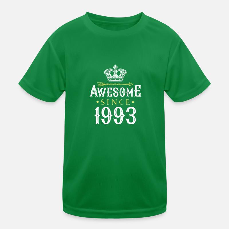 1993 awesome since Kinder Funktions-T-Shirt