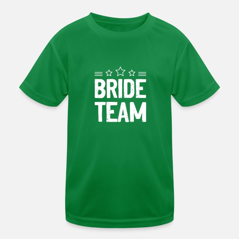 Bride Team Kinder Funktions-T-Shirt