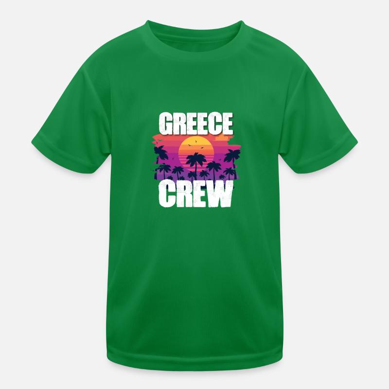 Grèce Vacances T-shirt sport Enfant