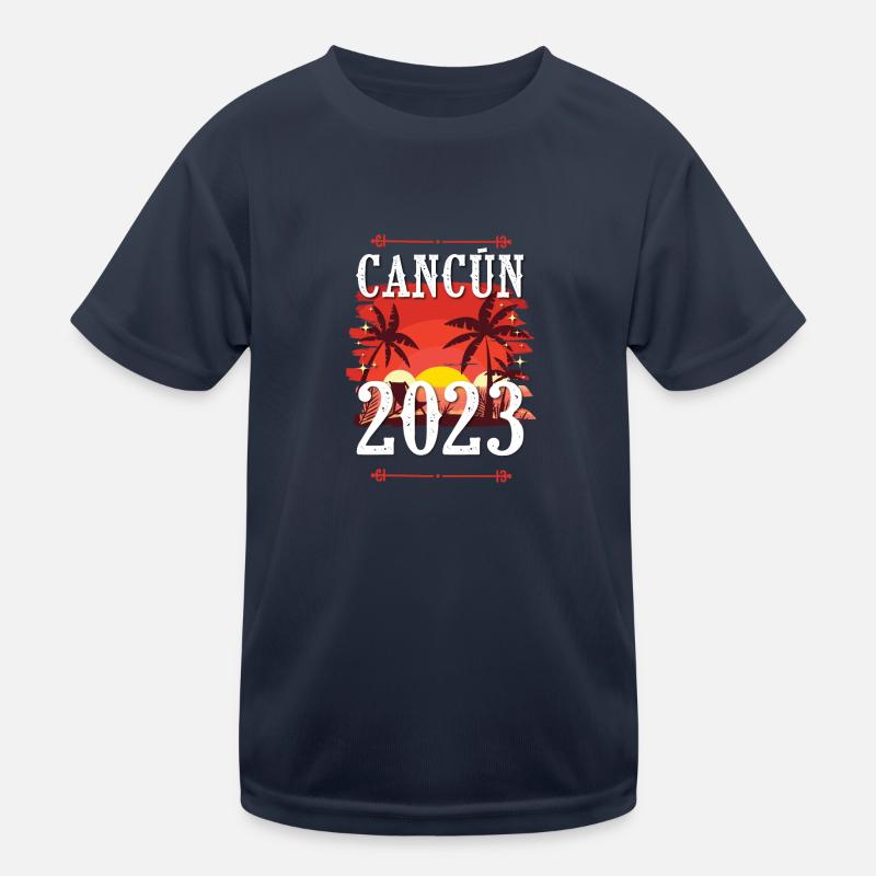 Cancun 2023 Kinder Funktions-T-Shirt