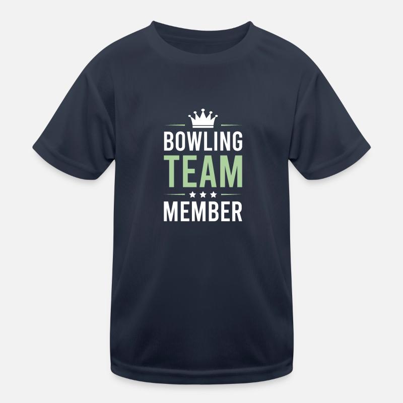 Bowling Team Kinder Funktions-T-Shirt