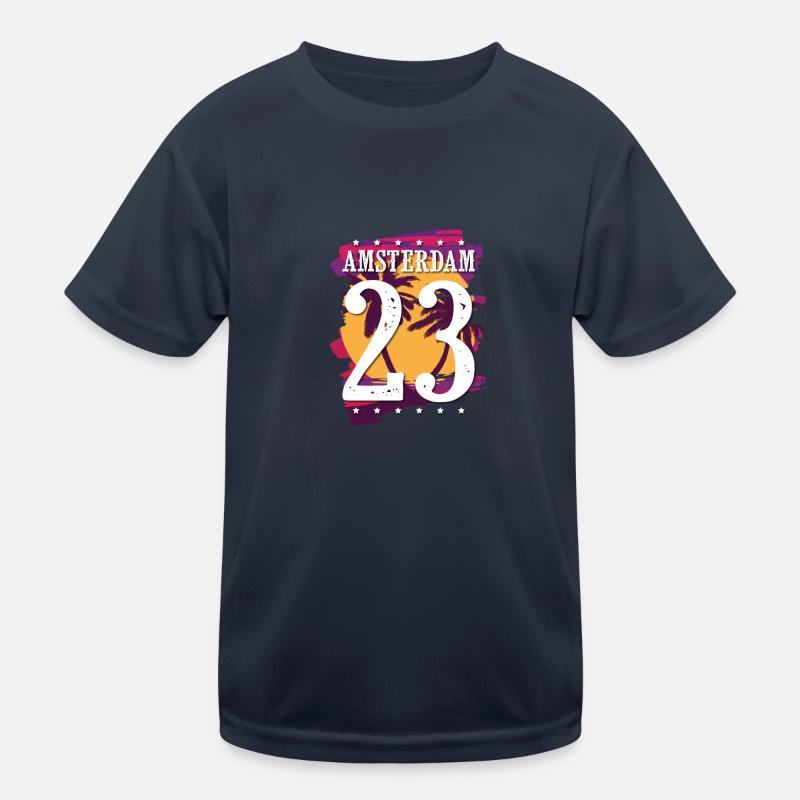 Amsterdam 23 Trikot 2023 Kinder Funktions-T-Shirt