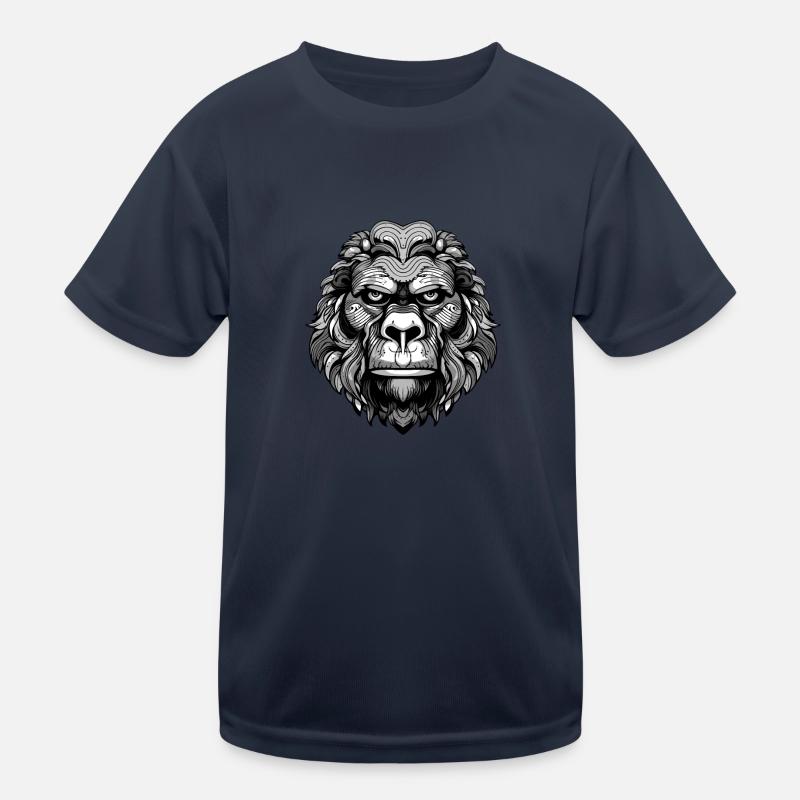 Portrait de gorille T-shirt sport Enfant