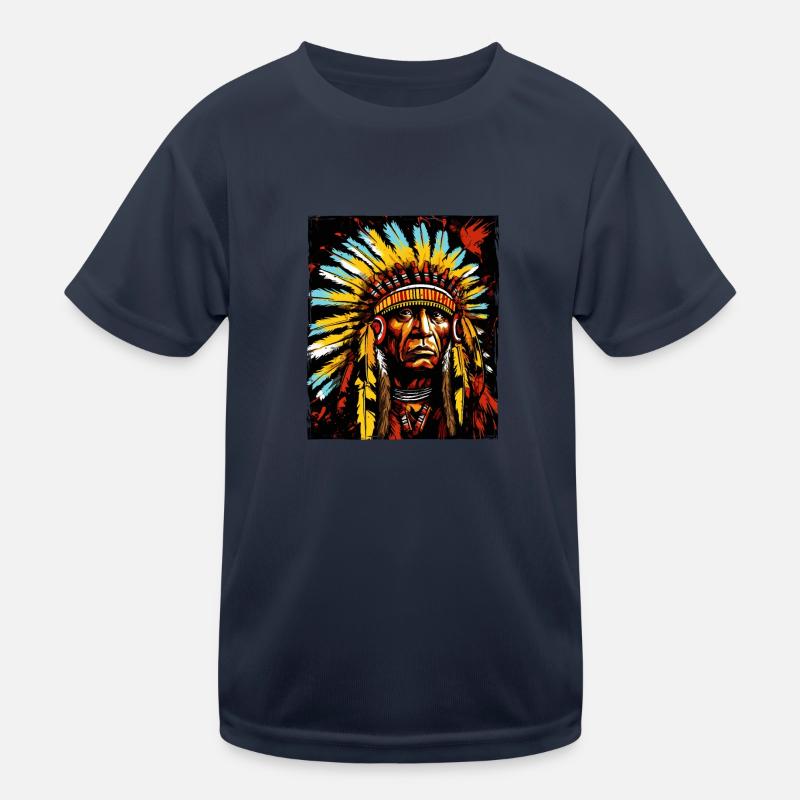 Chef indien apache T-shirt sport Enfant