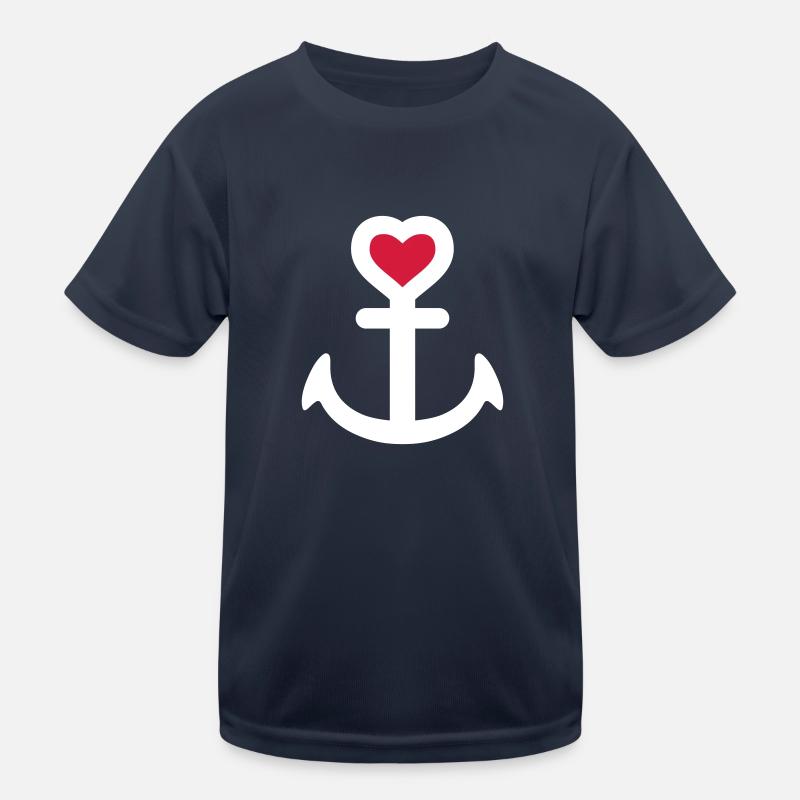 herzanker_062011a_2c - Kids Functional T-Shirt - navy