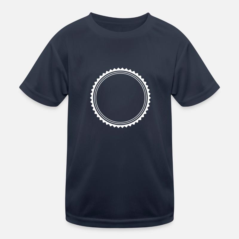 circle emblem Kids Functional T-Shirt